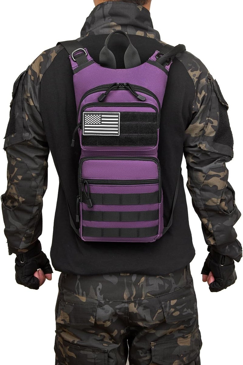 ATBP Insulated Water Hydration Pack Bag with 3L TPU Bladder Tactical Molle Hydration Backpack for Hiking Cycling Running - Image 5